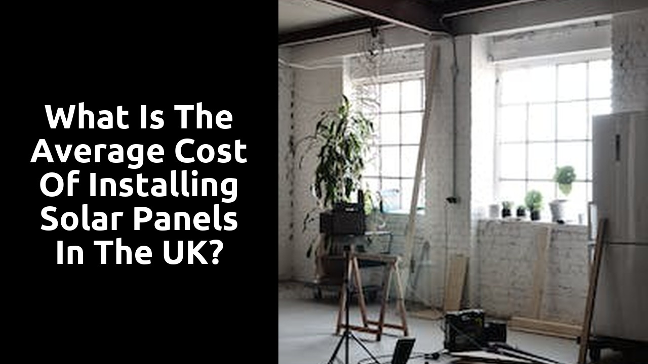 What is the average cost of installing solar panels in the UK?
