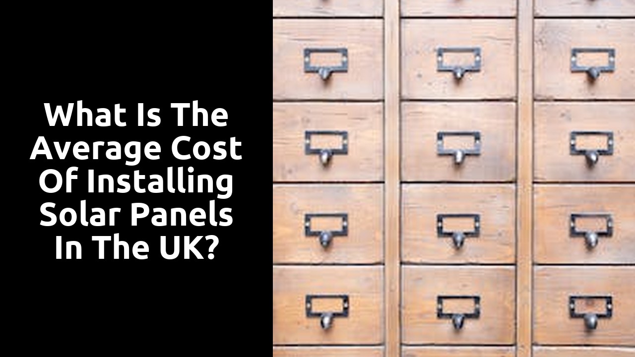 What is the average cost of installing solar panels in the UK?