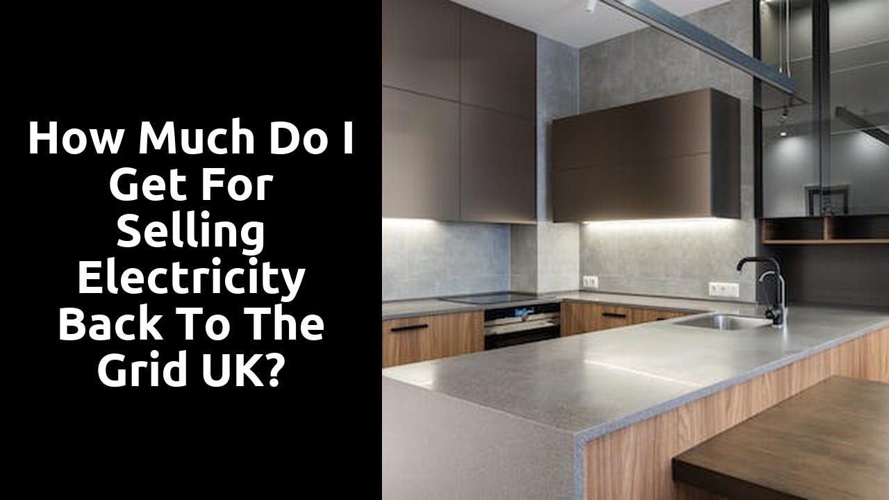 How much do I get for selling electricity back to the grid UK?