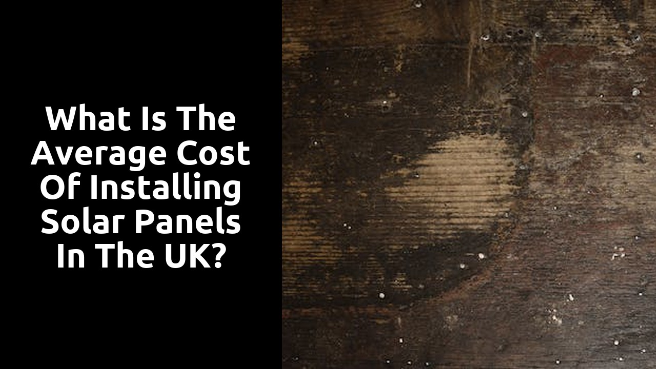 What is the average cost of installing solar panels in the UK?