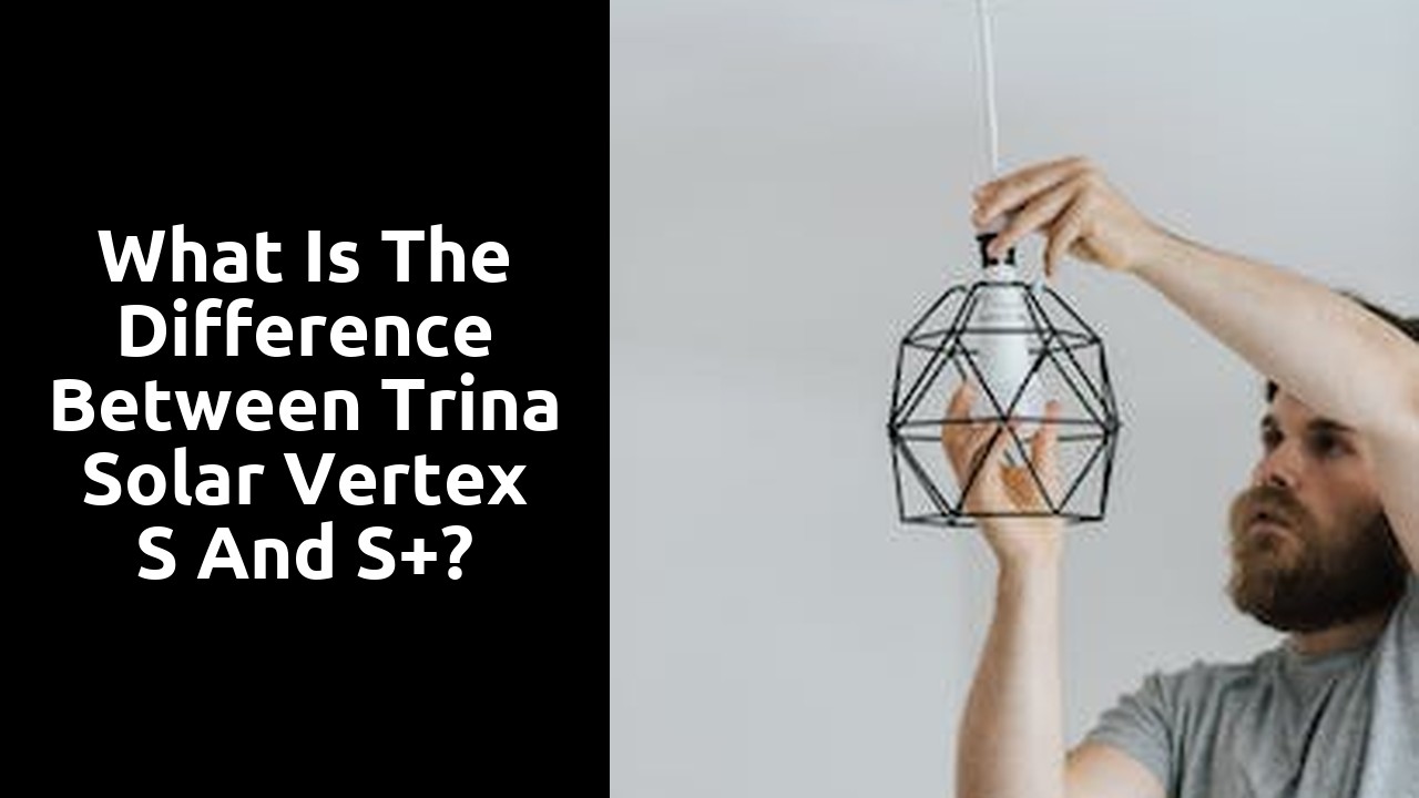 What is the difference between Trina Solar Vertex S and S+?