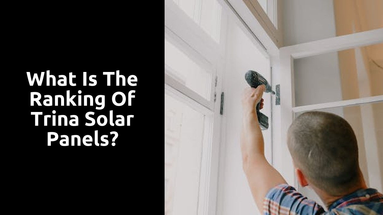 What is the ranking of Trina Solar panels?