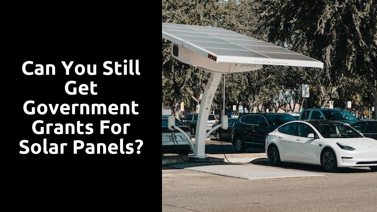 Can you still get government grants for solar panels?