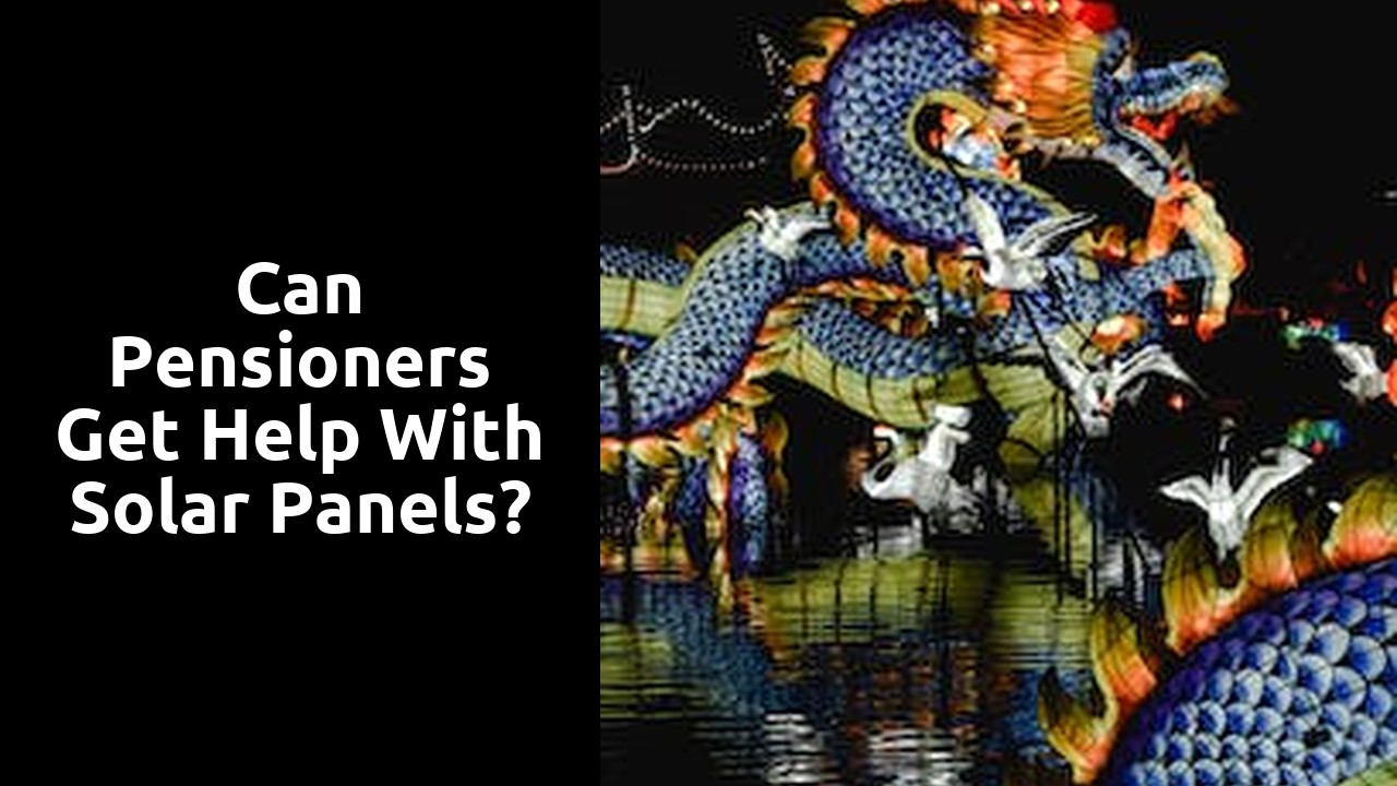 Can pensioners get help with solar panels?